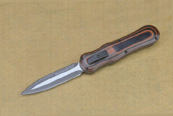 Special Offer Butterfly 3350 Infidel Auto Tactical Knife Double Action Fine Edge Blade G10 Handle Edc Pocket Knives Xmas Gift
