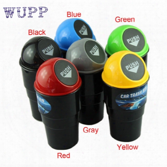 New Car Garbage Can Car Trash Can Garbage Dust Case Holder Bin Car-styling