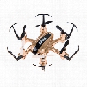Wholesale- JJRC H20 2.4G 4 Channel 6-Axis Gyro Remote Control RC Drone Quadcopter Nano Hexacopter w/CF Mode Return Golden Helicopter