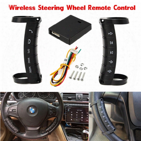 Universal Wireless Car Steering Wheel Button Remote Control For Stereo Dvd Gps