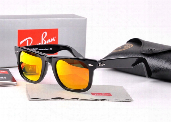 Uv400 Brand Designer Sunglasses 2140 Ray Sunglasses Plank Frame Flash Mirror Lenses Polarized Sunglasses 50mm 54mm Bans Sun Glasses