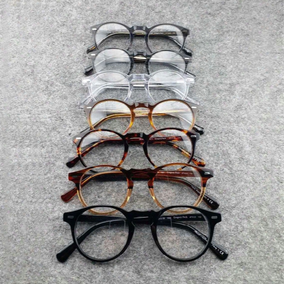Wholesale- Carfia Eyeglasses Frame Ov5186 Gregory Peck Eye Glasses For Women Men Eyewear Optical Glass Frames Oculos De Grau
