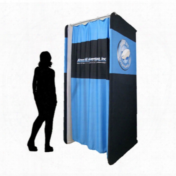 120*120cm Stretch-lite Portable Changeroomdressing Room/fitting Room With Tension Fabric Printing And Easy Carry Bag E03f