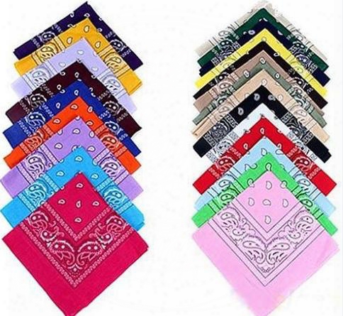 2015 New Hip-hop 100% Cotton Bandanas For Male Female Men Women Fashion Head Scarf Scarves Hot Sale Wholesale
