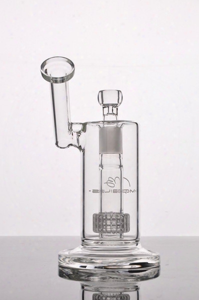 2016 New Tall Mobius Matrix Sidecar Glass Bong Birdcage Percolator Glass Bongs One Perc Thick Glass Water Smoking Pipes Joint Size 18.8mm