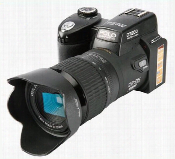 2017 New Protax Polo D7100 Digital Camera 33mp Full Hd1080p 24x Optical Zoom Auto Focus Professional Camcorder 1pcs Dhl