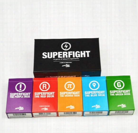 2017 Superfight Cards Game Base And The Expansion Red Blue Orange Purple Green Card Game Compare To Cards Of Humanity Classic