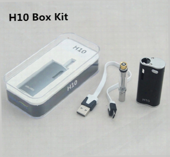 Authentic Electronic Cigarettes Hibron H10 Ce3 Atomizer Vape Box Mod Kit With Ecigarette Ce3 H10 Vaporizer Pen Cartridges Starter Kits