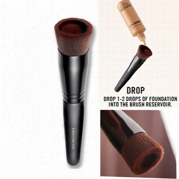 Bareminerals Liquid Foundation Brushes Multi-function Makeup Mineral Brush Facial Care Liquid Soft Synthetic Hair Wooden Brushes