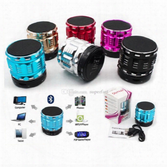 Bluetooth Mini Speakers Outdoor Speakers S28 Hands-free Mic Stereo Portable Speakers Tf Card Call Function With Retail Package