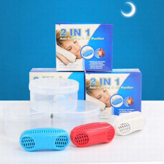 Customized Package Mini 2 In 1 Anti Snoring & Air Purifier Relieve Nasal Congestion Free Shipping