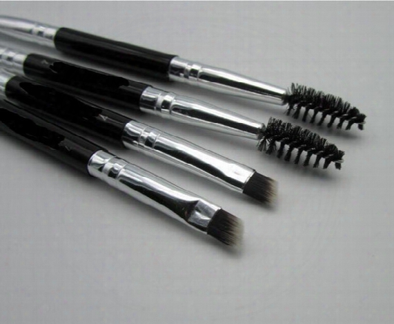 Duo Brush #12 #7 #15 #20 Makeup Brushes With Logo Large Synthetic Duo Brow Eyebrow Makeup Brushes Kit Pinceis Factory Wholesale