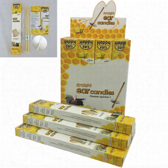 Ears Candle Super Quality Authentic Natural Beewax Happy Ear Care Product 24 Pairs