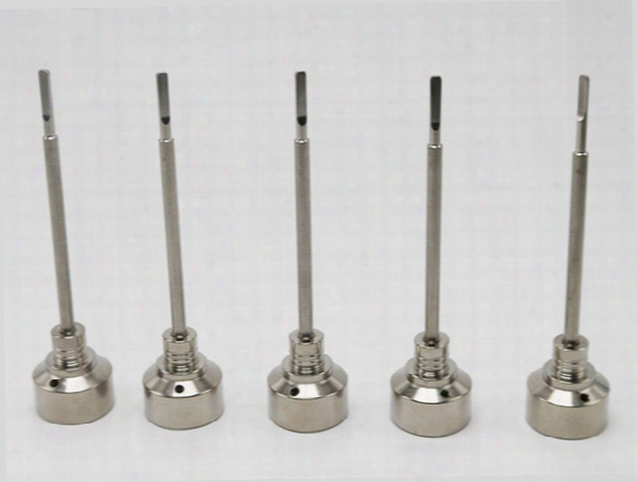 G2 Titanium Carb Cap Tool Domeless Titanium Nail Titaniumti Nail 14mm 18mm Titanium Dab Tool With Carb Cap Dabber Grade 2