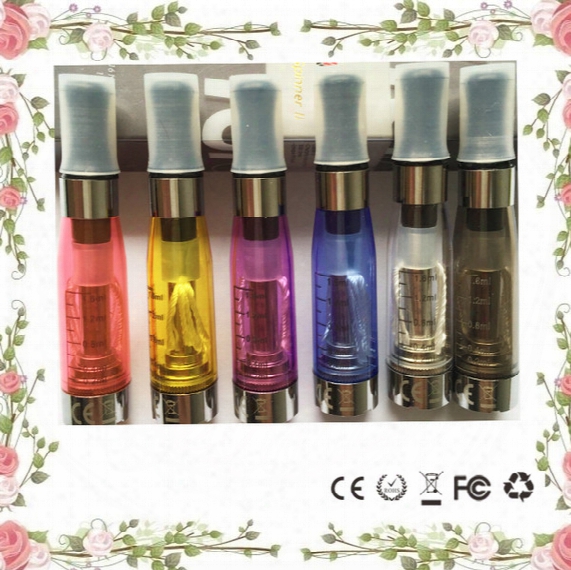 Hot Ego Ce4 Clearomizer Atomizer 1.6ml Electronic Cigarette Cartomizer For Ecig E-cigarette Ego T,ego W All Ego Series With Ce Logo
