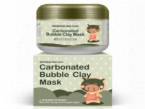 Hot Sale Deep Cleansing Clay Mask Carbonated Bubble Anti-acne Moisturizing Face Mask Carbonate Mud Mask Whitening Hydrating Sleeping