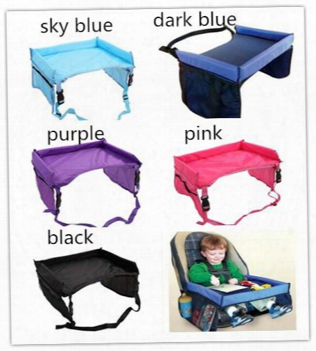 Kids Car Seat Travel Tray Waterproof Play N Childrens Snack Play Learn Drawingtray Organizer Pushchair Hot