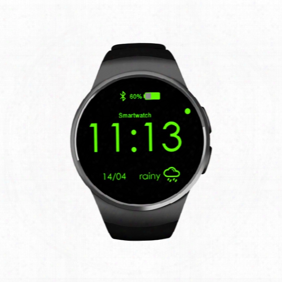 Lemfo Kw18 Smart Watch Bluetooth Heart Rate Monitor Intelligent Smartwatch Support Sim Tf Card For Apple Samsung Phone