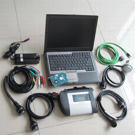 Newest V2017.09 Mb Star C4 With Laptop D630 + Xentry/vediamo/dts Software Diagnostic Tool Mb Star C4 Sd Connect For Benz Cars&trucks