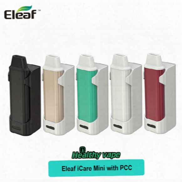 Original Eleaf Icare Mini Starter Kit 2300mah Pcc Mod 1.3ml Capacity An Internal Tank And Airflow System