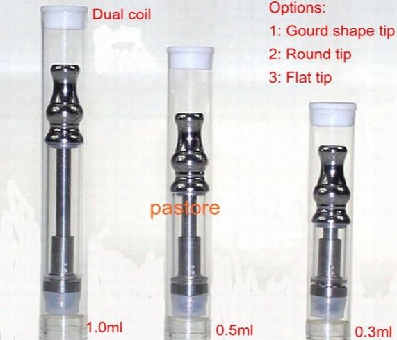 Pyrex Glass Ce3 Bud Tank Cartridge Oil Vaporizer Wax Atomizer 510 Cartridge Plastic Tube Package For O Pen Touch Battery