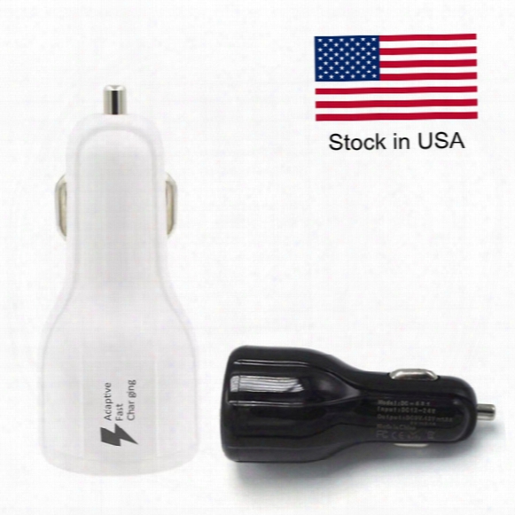 Qc3.0 Fast Car Charger 3.1a Quick Charge Car Chargers Dual Usb Fast Charging Charger For Samsung Galaxy S7 S8 Free Shipping