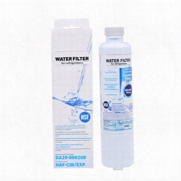 Refrigerator Water Filter Activated Carbon Water Purifier Replacement For Samsung Aqua-pure Da29-00020b Mineral Water Filter Replace 6 Month