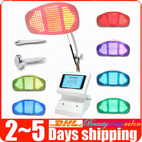 Us Tax Free Professional Photon Pdt Led Skin Rejuvenation Machine Facial Skin Care 7 Colors Light Lamp Laser Therapy Salon Beauty Equipment