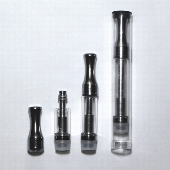 Vaporizer Cartridge 510 Thread Glass Tank Atomizer 92a3 Vape Round Mouthpiece Dual Coil For Thick Oil