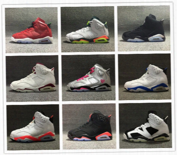 Wholesale High Quality Classical Air Retro 6 Iv Pinnacles Gold Basketball Shoes Women & Men Carmine Maroon White Oreo Sport Sneakers