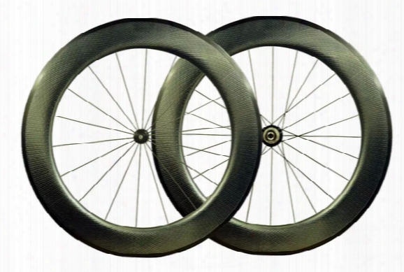 Zip Dimple 808 Golf Surface Wheel Set Full Carbon Fiber Road Wheel Set 700c 80mm 25mm Width Free Decals Bicycle Wheel