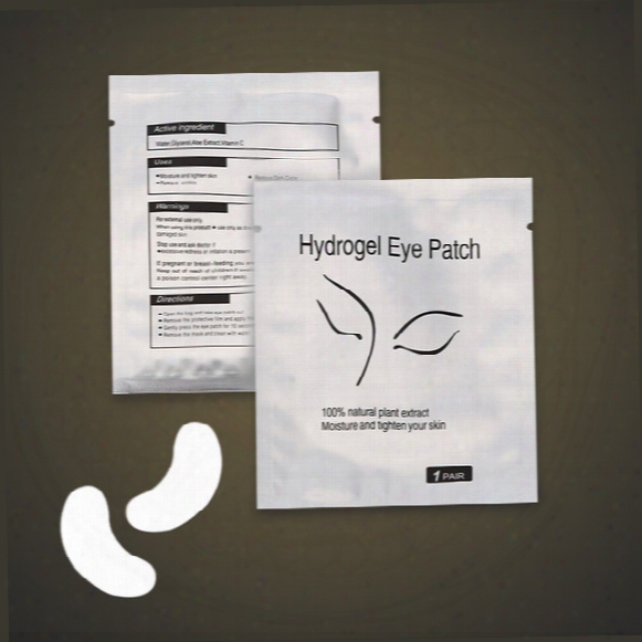 2000pcs Thin Hydrogel Eye Patch For Eyelash Extension Under Eye Patches Lint Free Gel Pads Moisture Eye Mask Dhl Free