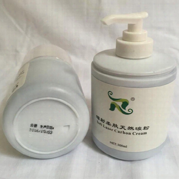 300ml Soft Laser Carbon Cream Gel For Nd Yag Laser Skin Rejuvenation Whitening Shrink Pores