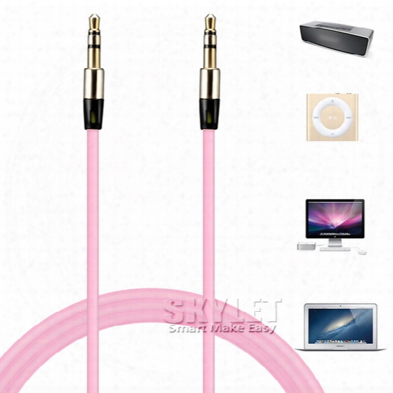 3.5mm Aux Audio Cables Male To Male Stereo Car Extension Audio Cable For Mp3 Iphone Bluetooth Speaker No Package