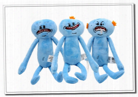 50pcs/lot Rick And Morty Plush Doll Toy Cartoon Plush Stuffed Doll 25cm 3 Style Mix Gift Free Shipping!!