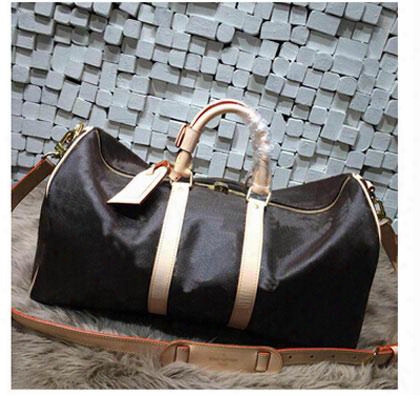 55cm Large Capacity Women Travel Bags Famous Classical Designer Hot Sale High Quality Men Shoulder Duffel Bags Carry On Luggage Keepall