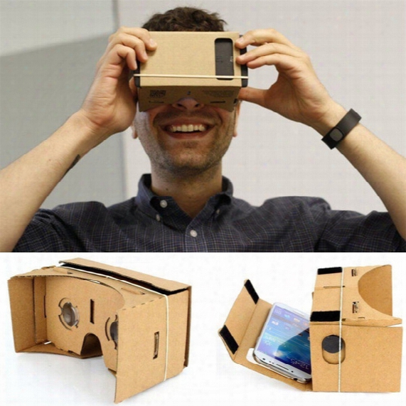 Assembling Card Board Cardboard Virtual Reality 3d Glasses Vr Video Film For Android Phone Diy For Google