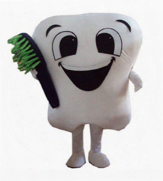 Brand New Tooth Mascot Costume Party Costumes Fancy Dental Care Character Mascot Dress Amusement Park Outfit Teeth