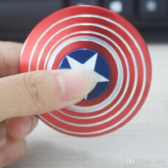 Finger Spinner American Captain Fast Bearing Fidget Hand Spinner Finger Gyro Edc Adhd Austim Fidget