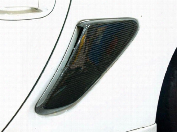 For Carbon Fiber 06-11 Cayman / Boxster 987 Side Air Intakes Vents Scoops Grilles