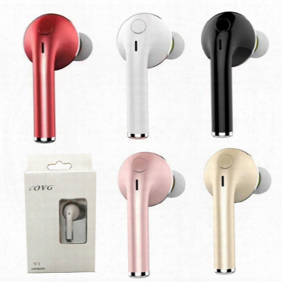 Mini Bluetooth Headset In-ear Headphones V1 Csr4.1 Hot Wireless Earbuds Earphones Stereo Headset Handsfree Car Driver Earphone With Mic
