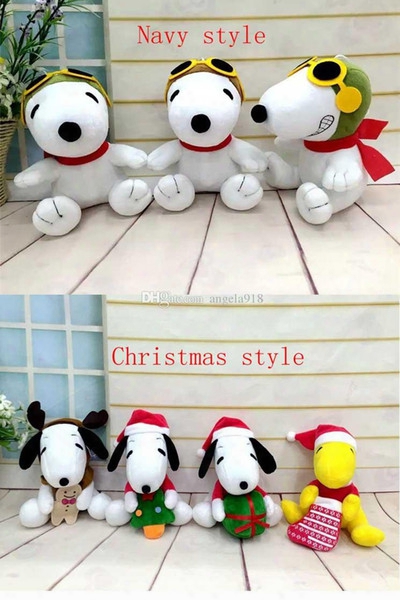 New Cartoon Peanuts Plush Toys Snoopy Stuffed Animals Doll 20cm Children Best Christmas Gift C124