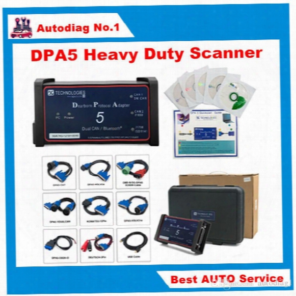Professional Dpa5 Dearborn Portocol Adapter 5 Heavy Duty Truck Scanner Dpa 5 Auto Diagnostic Tool (without Bluetooth)