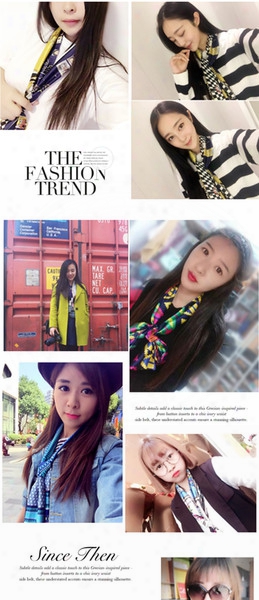 Small Scarves In Spring And Autumn All-match Ms Korea Fashion Tie Long Scarf Scarf Decorative Scarf Summer Tide