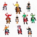 Funny Carry Me Fancy Dress Up Ride On Oktoberfest Mascot Party Mascot Halloween Costume One Size Fits Most Fancy Pants