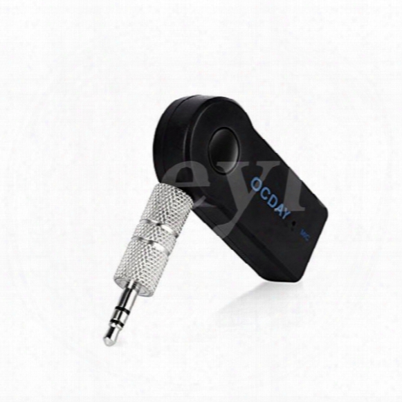 Universal 3.5mm Bluetooth Car Kit A2dp Wireless Aux Audio Music Receiver Adapter Handsfree With Mic For Phone Mp3