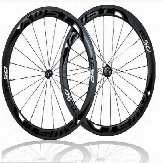 1 Year Warranty 50mm 3k Bicycle Carbon Wheels 23mm Width Basalt Surface Road Bike Carbon Wheels Clincher 700c Made In China Wheels