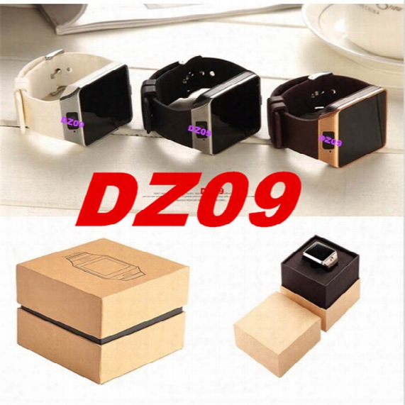 2016 New Smart Watch Phone Dz09 1.56'' Touch Screen Bluetooth Smartwatch Dz09 Wrist Watch With Camera And Sim Card Slot Vs U8 M26 W8 Gt08