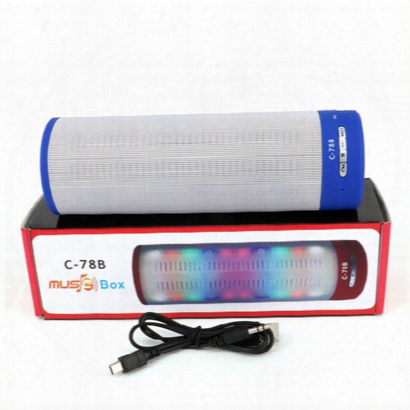 2016 Newest Prodduct Led Speaker C-78b Portable Wireless Bluetooth With Colorful Led Light Cheap 2.1 Hifi Bluetooth Speakers Support Tf Card