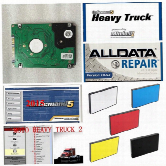 2017 Automotive Software New 10.53v Alldata And Mitchell Ondemand 2015 Repair Software For Car And Heavy Truck 47in1 1tb New Hdd Alldata
